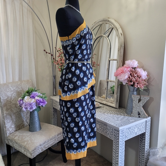 🍒NWT🍒 TED BAKER ONE SHOULDER DRESS - Picture 5 of 8